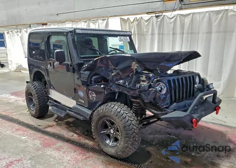 2005 Jeep Wrangler X из США, поврежденный, VIN 1J4FA39S25P384210